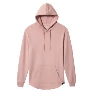 021 ESSENTIAL DROP CUT HOODIE - DUSTY ROSE