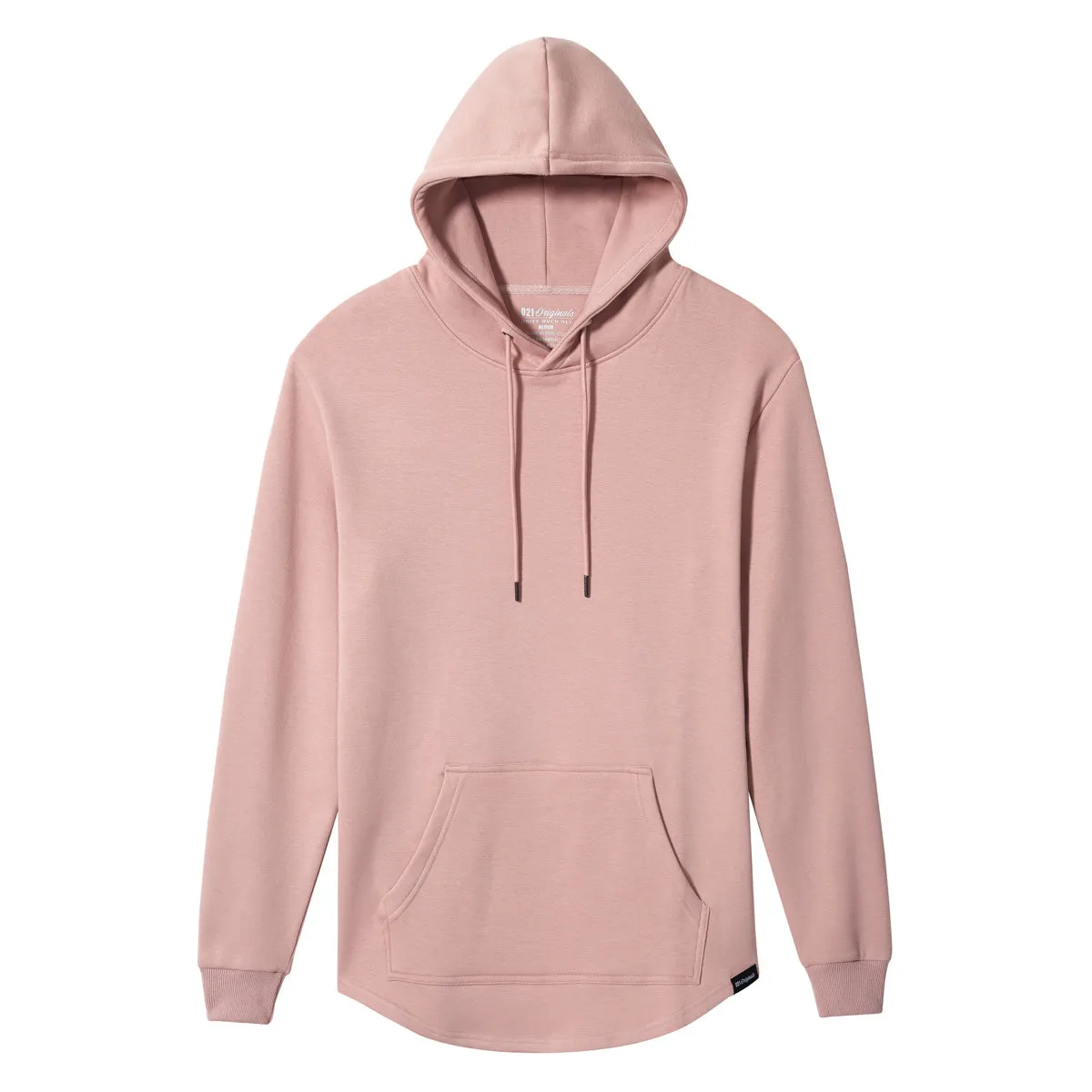 021 ESSENTIAL DROP CUT HOODIE - DUSTY ROSE