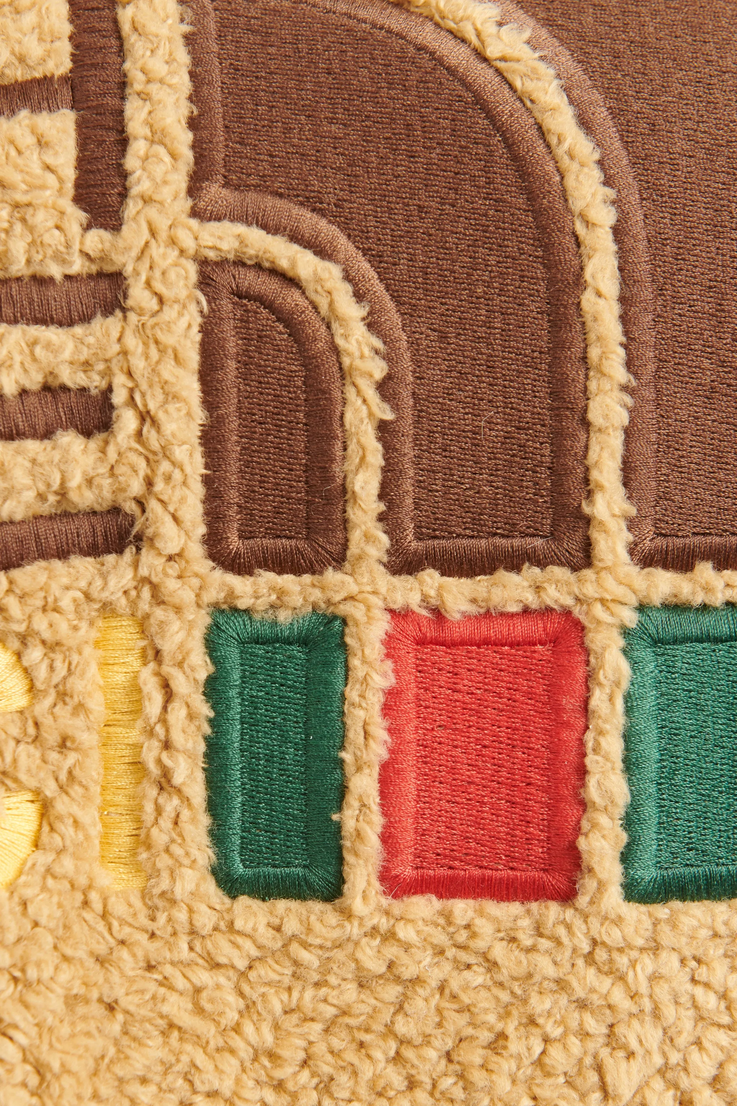 2021 Beige Faux Shearling Preowned Teddy Jumper
