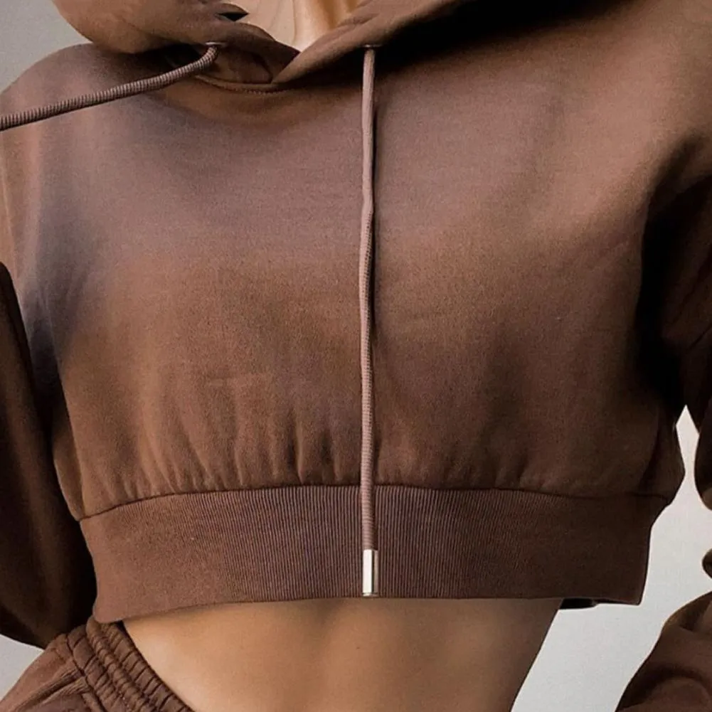 2022- White Sexy Hoodies Pants Set Tracksuit