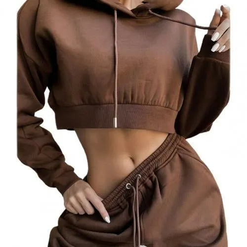 2022- White Sexy Hoodies Pants Set Tracksuit