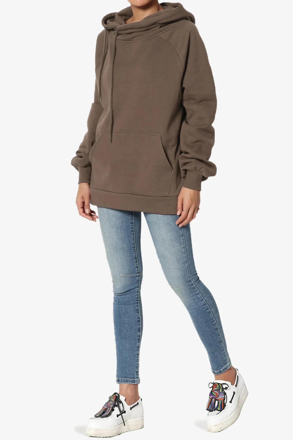 Accie Side Drawstring Hooded Sweatshirts MORE COLORS
