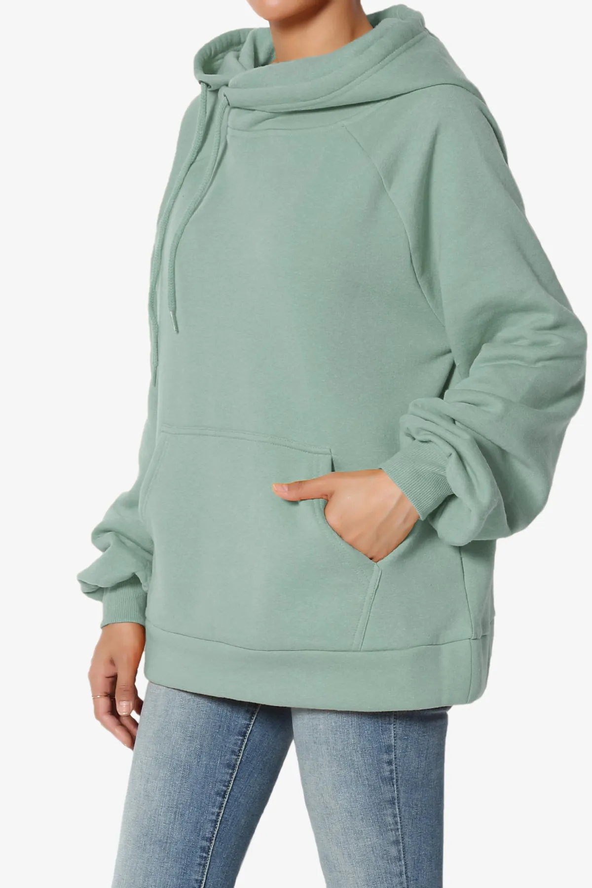 Accie Side Drawstring Hooded Sweatshirts MORE COLORS