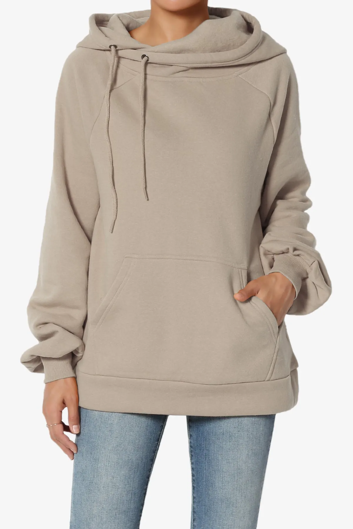 Accie Side Drawstring Hooded Sweatshirts MORE COLORS