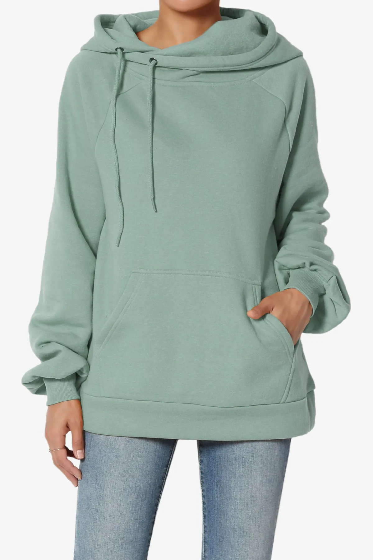 Accie Side Drawstring Hooded Sweatshirts MORE COLORS