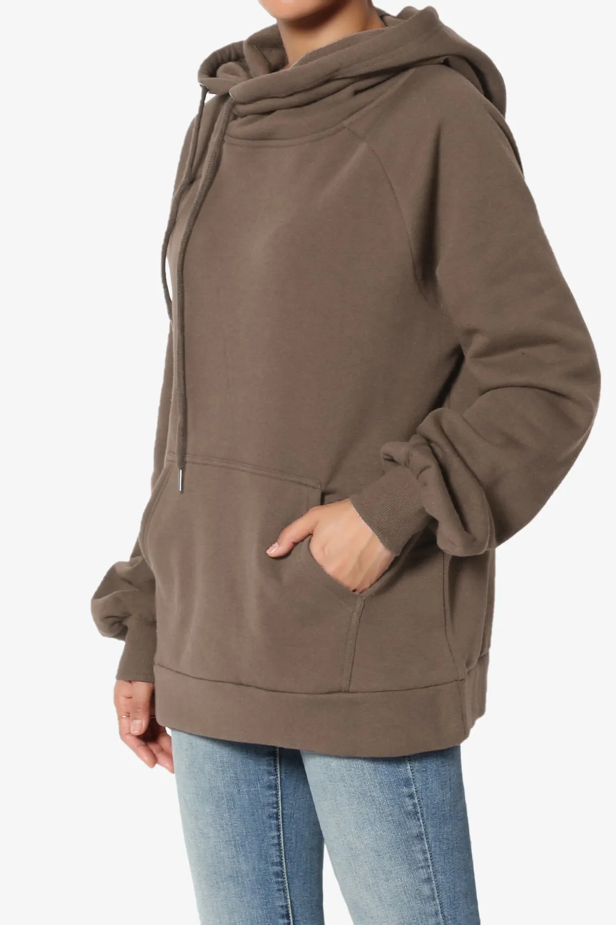 Accie Side Drawstring Hooded Sweatshirts MORE COLORS