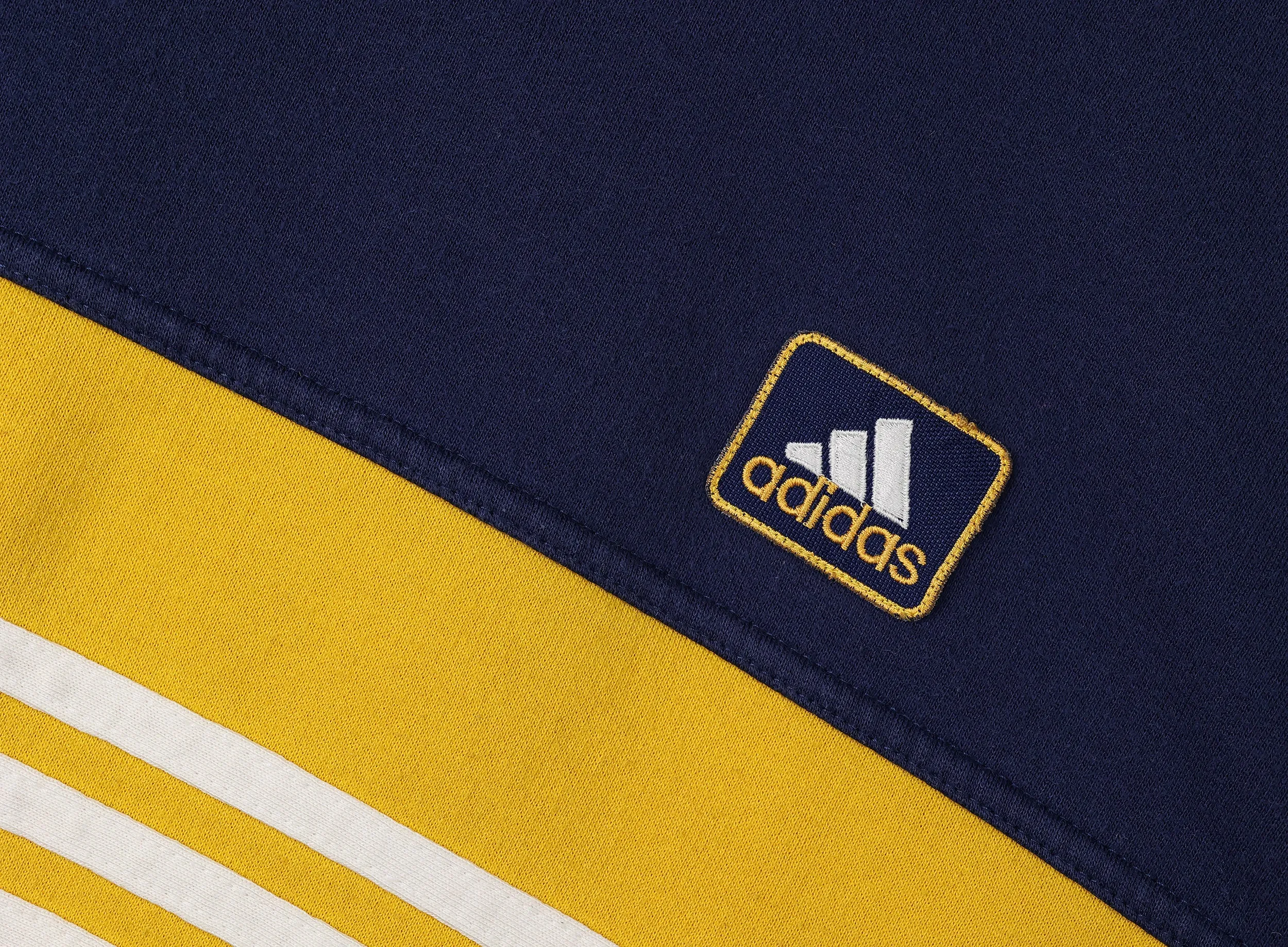 Adidas 90s Sweatshirt - Blue/Yellow - L