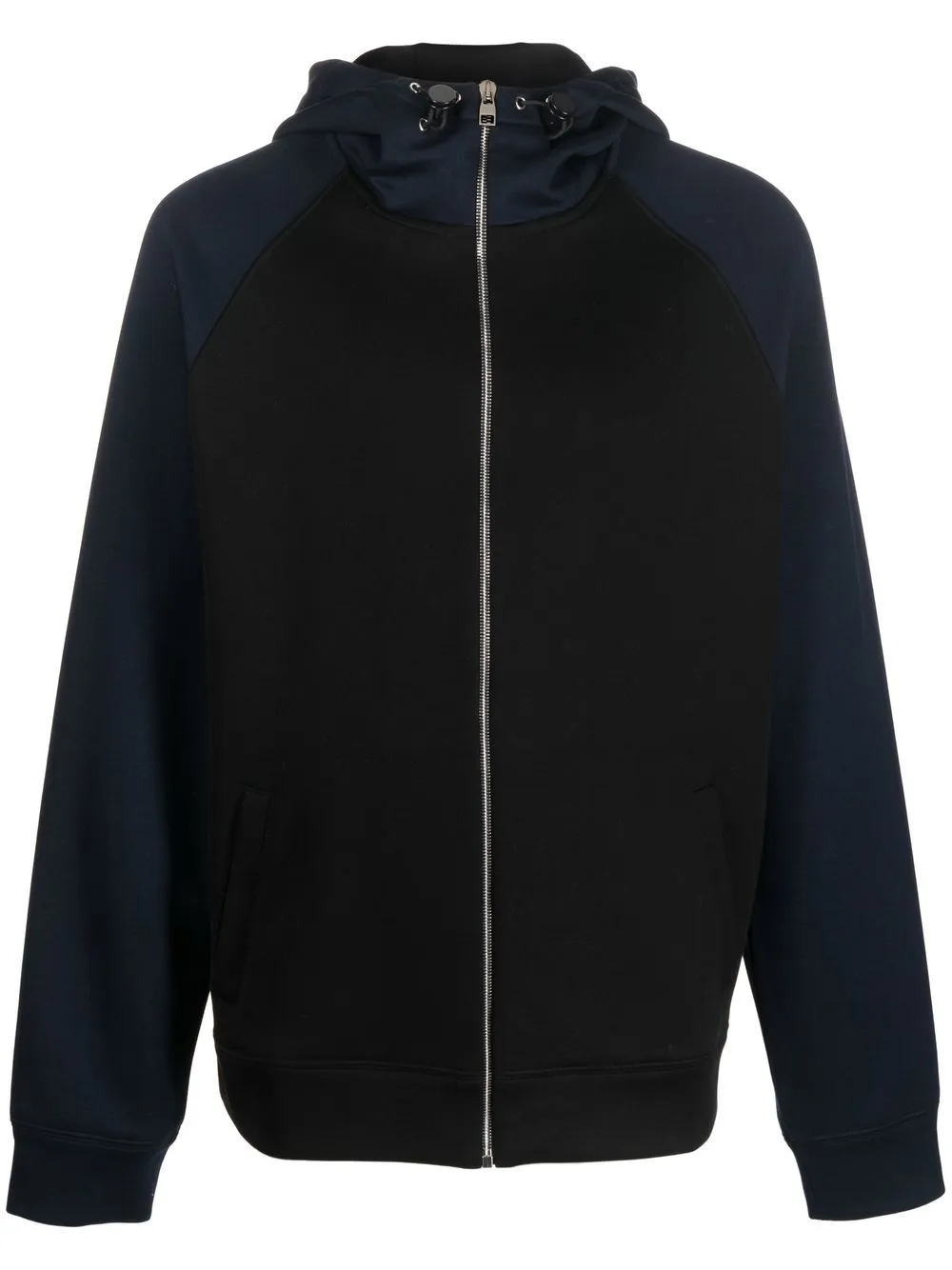 Alexander McQueen colour-block zip-up hoodie