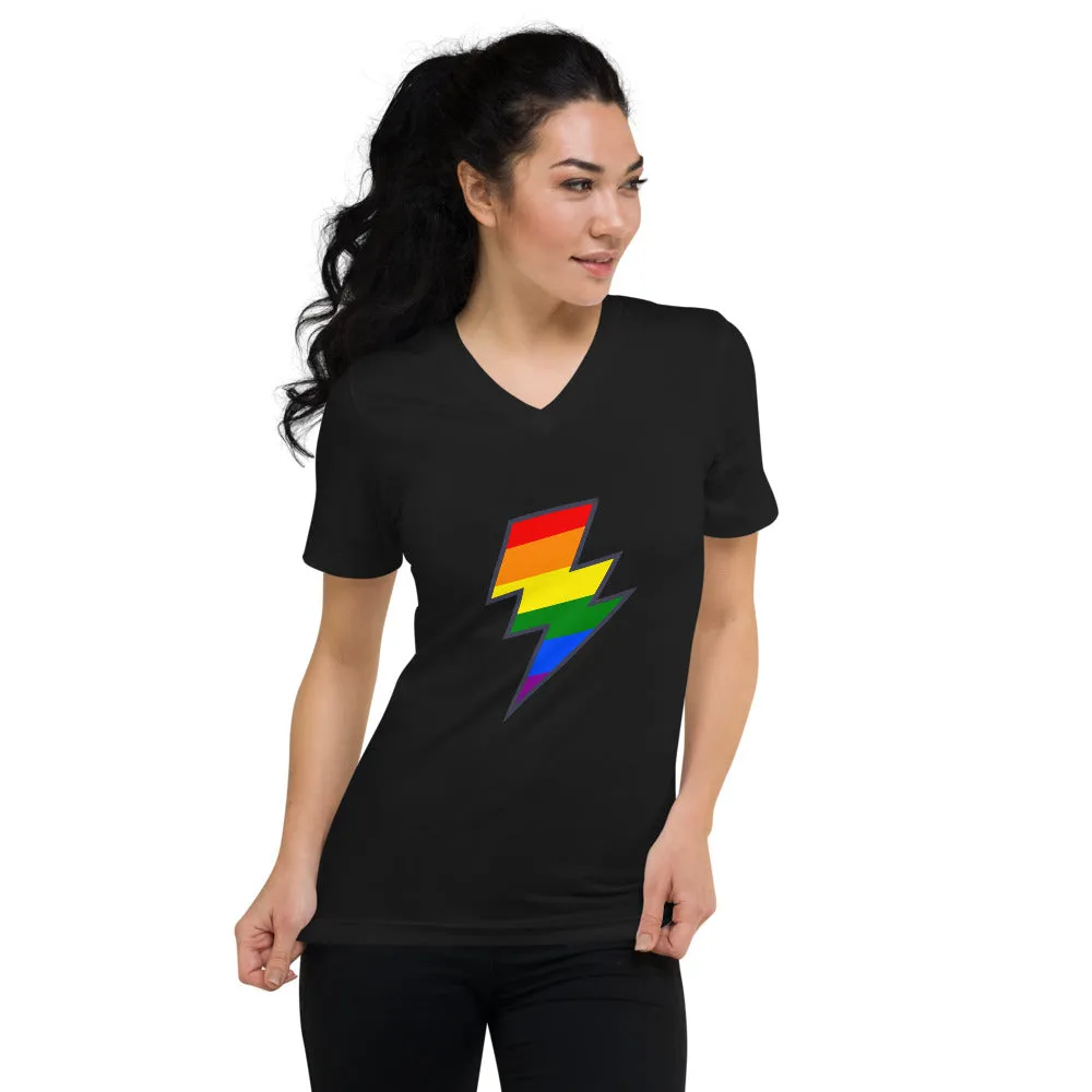 Alpha Pride V-Neck Top