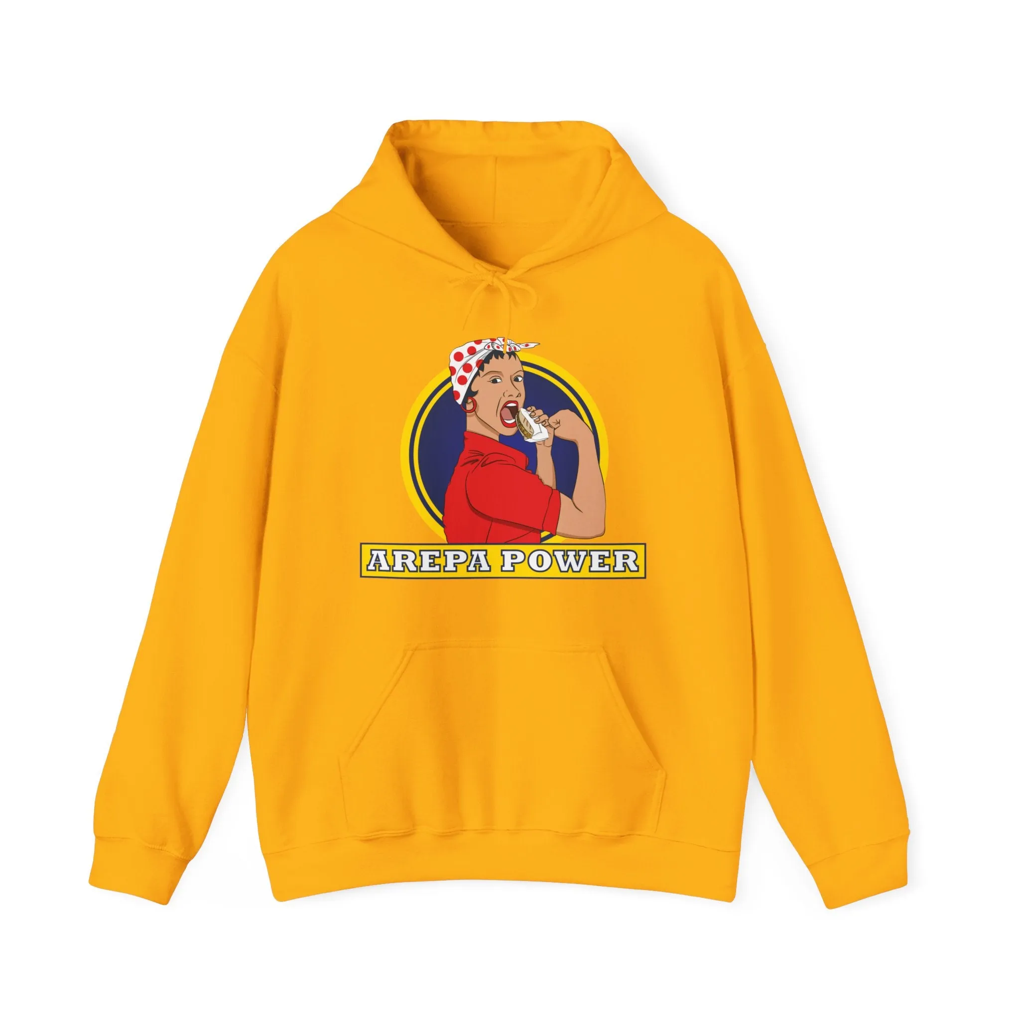 Arepa power unisex sweatshirt Venezuela, Colombia collection.