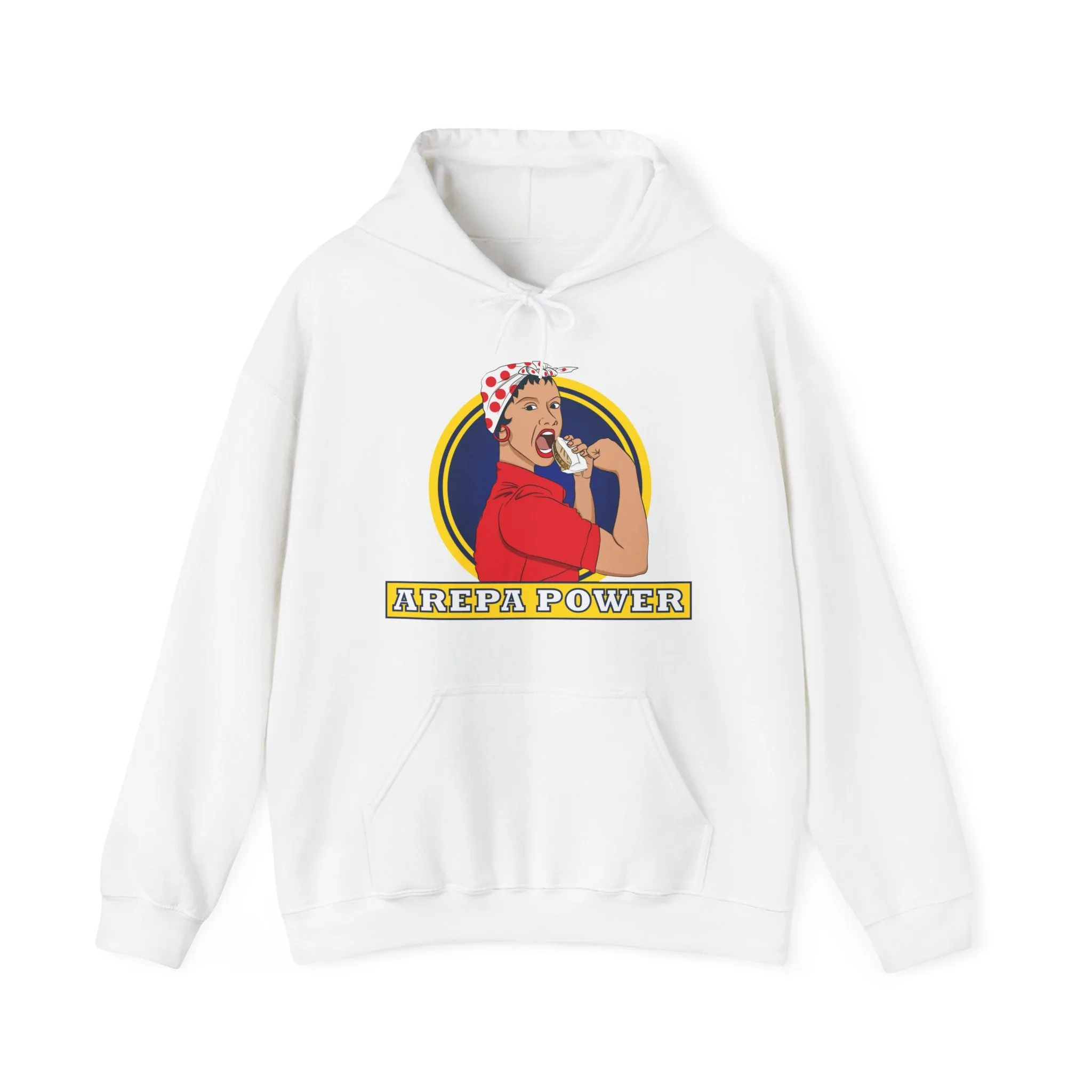 Arepa power unisex sweatshirt Venezuela, Colombia collection.