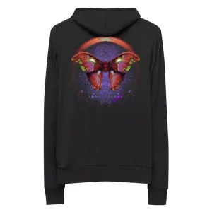 Atlas Moth Unisex zip hoodie