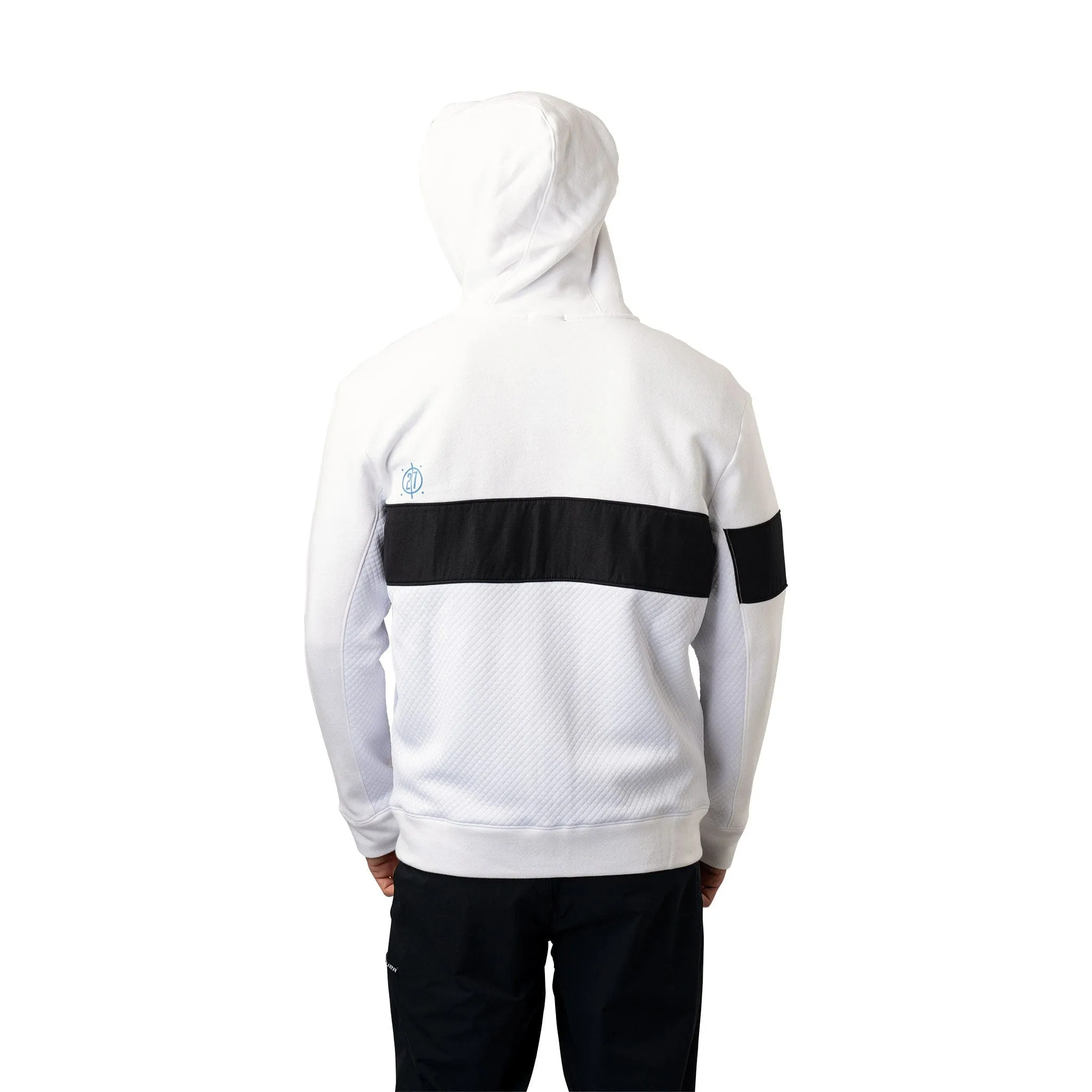 Bauer Textured FullZip Hoodie - White