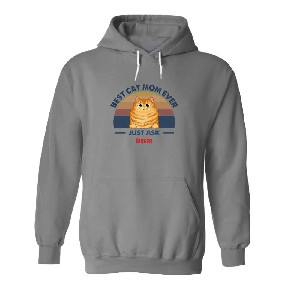 Best Cat Dad Mom Ever Personalized Shirt