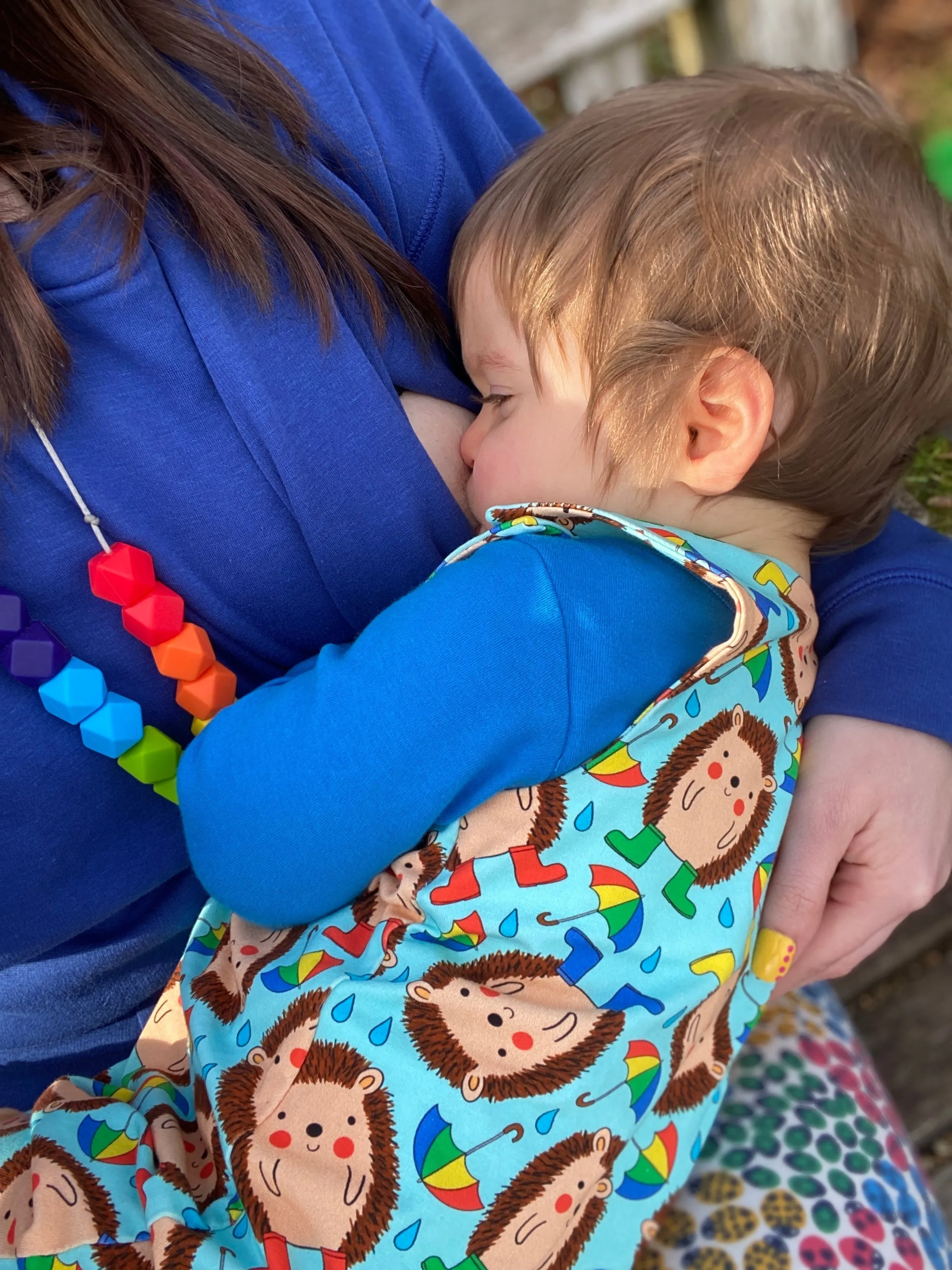 Bex Blue Breastfeeding Jumper