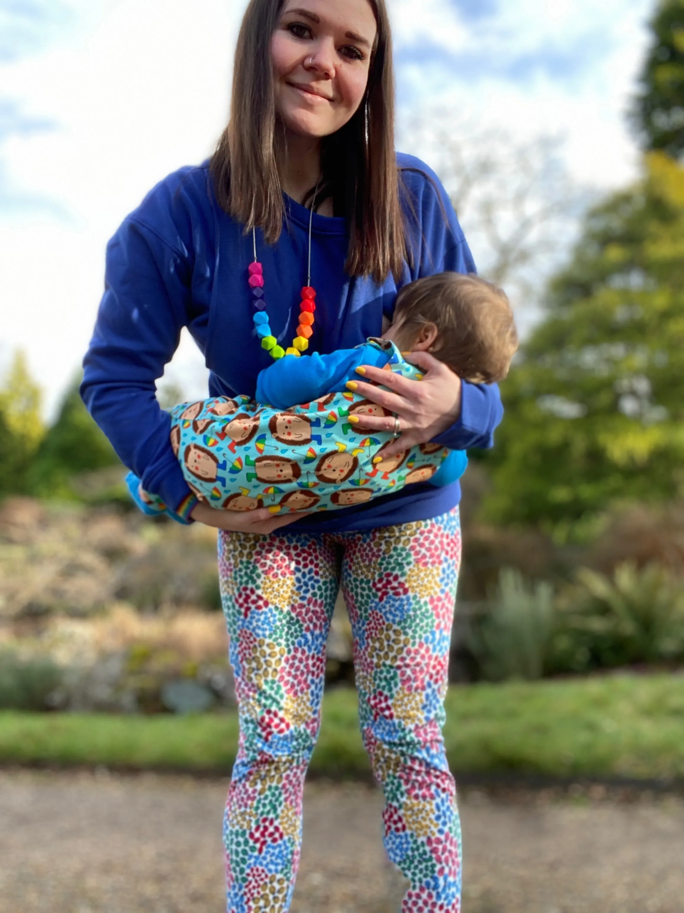 Bex Blue Breastfeeding Jumper