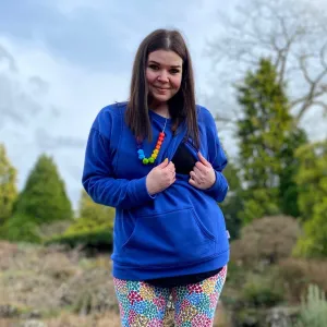 Bex Blue Breastfeeding Jumper