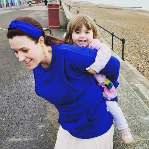Bex Blue Breastfeeding Jumper