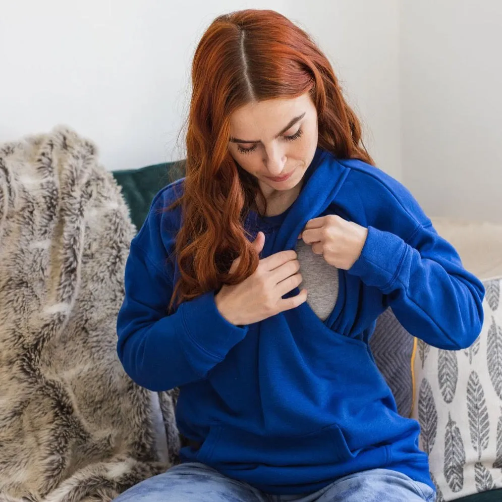 Bex Blue Breastfeeding Jumper