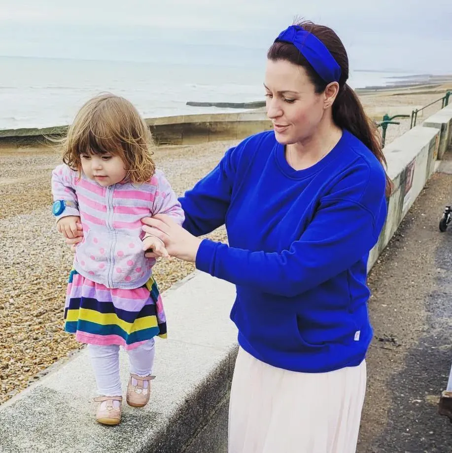 Bex Blue Breastfeeding Jumper