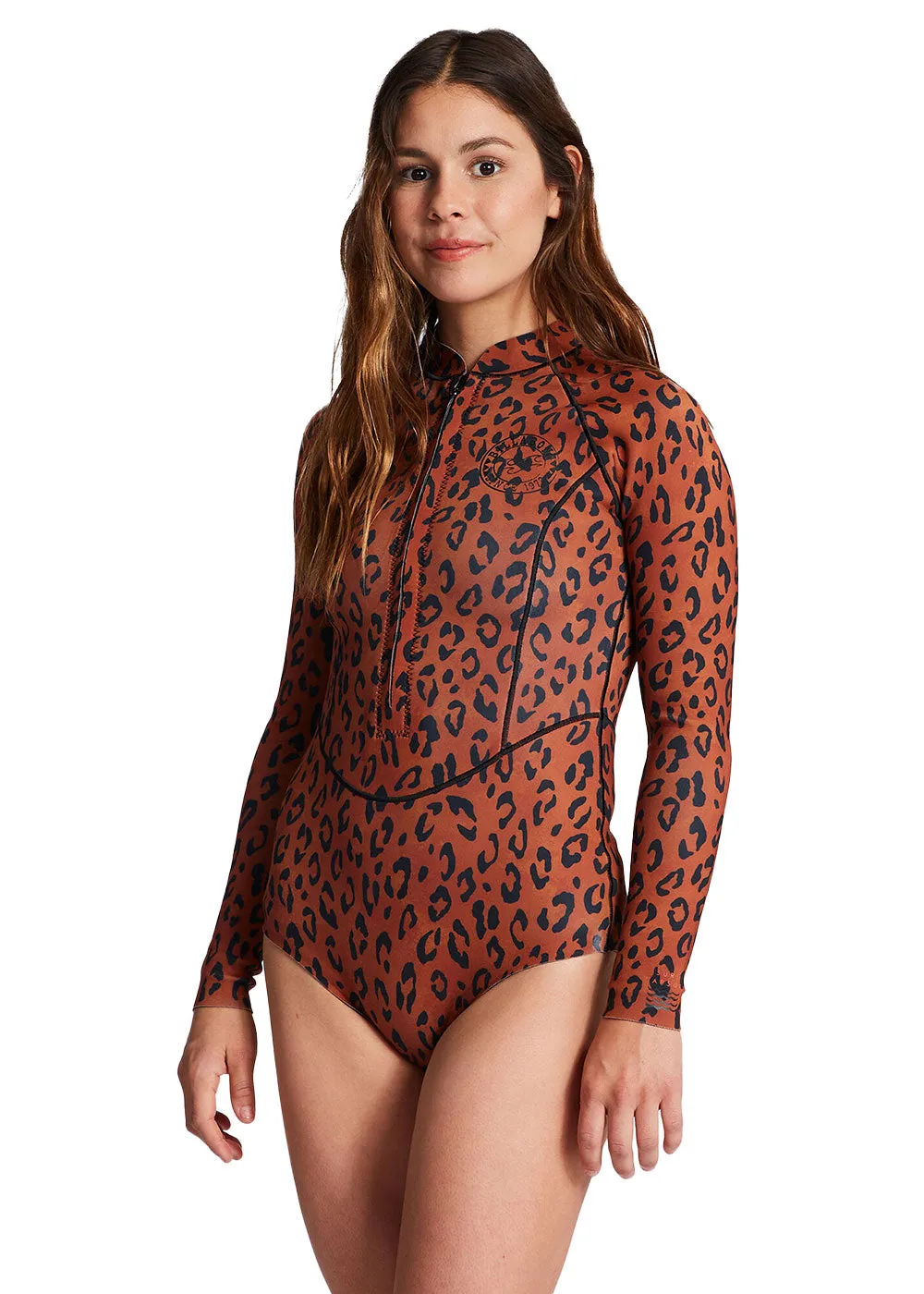 Billabong Womens Salty Dayz Light 1mm FL Front Zip Long Sleeve Spring Suit