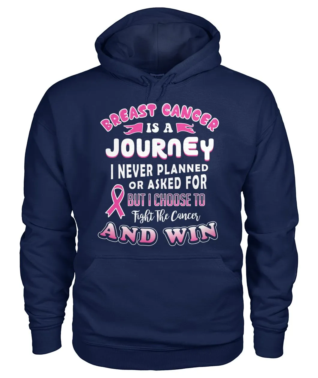 Breast Cancer is a Journey Hoodies and Sweatshirts