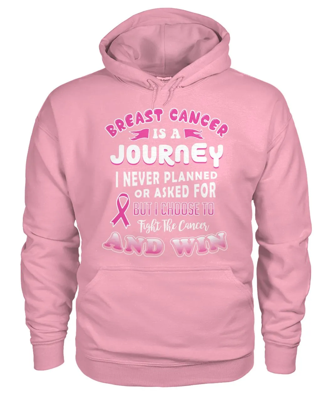 Breast Cancer is a Journey Hoodies and Sweatshirts