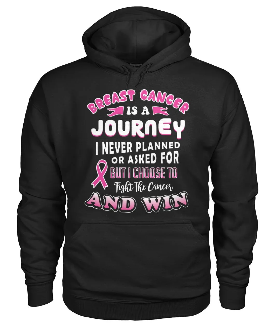 Breast Cancer is a Journey Hoodies and Sweatshirts
