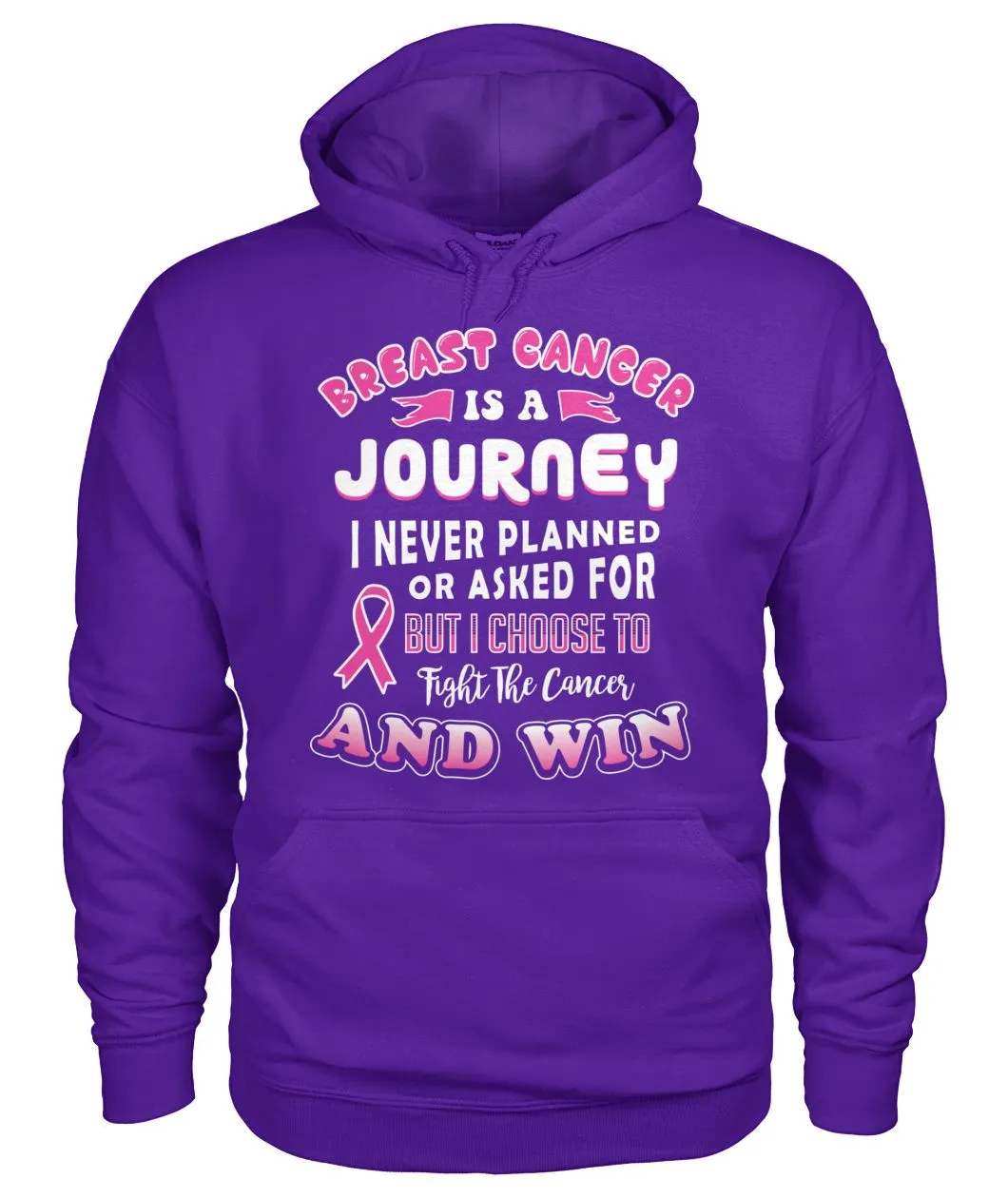 Breast Cancer is a Journey Hoodies and Sweatshirts