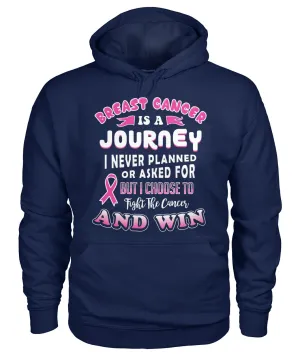 Breast Cancer is a Journey Hoodies and Sweatshirts