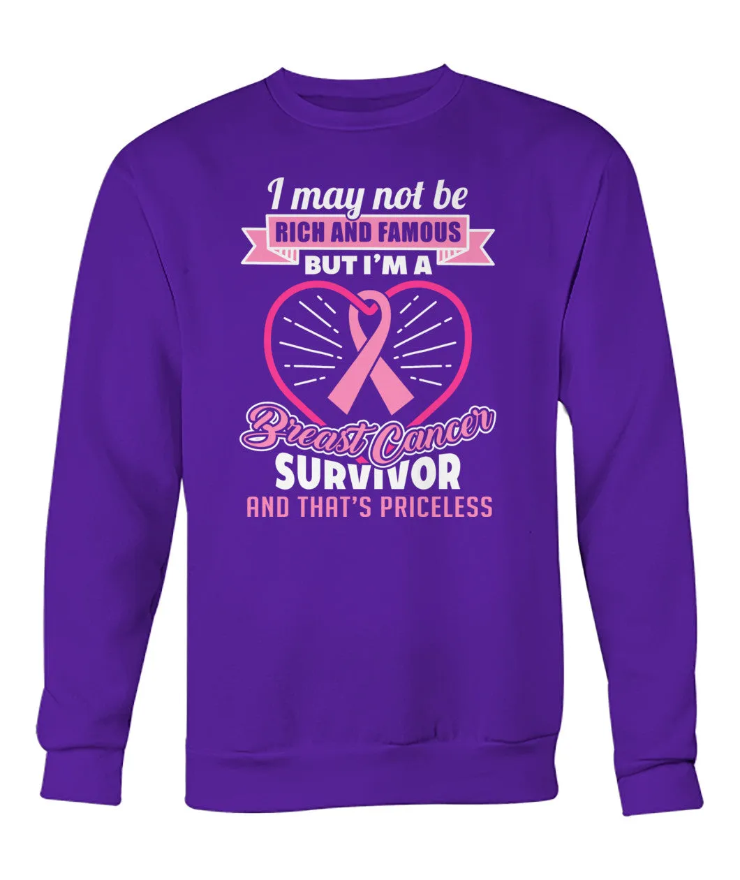 Breast Cancer Survivor and that's Priceless Hoodies and Sweatshirts