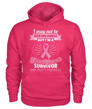 Breast Cancer Survivor and that's Priceless Hoodies and Sweatshirts