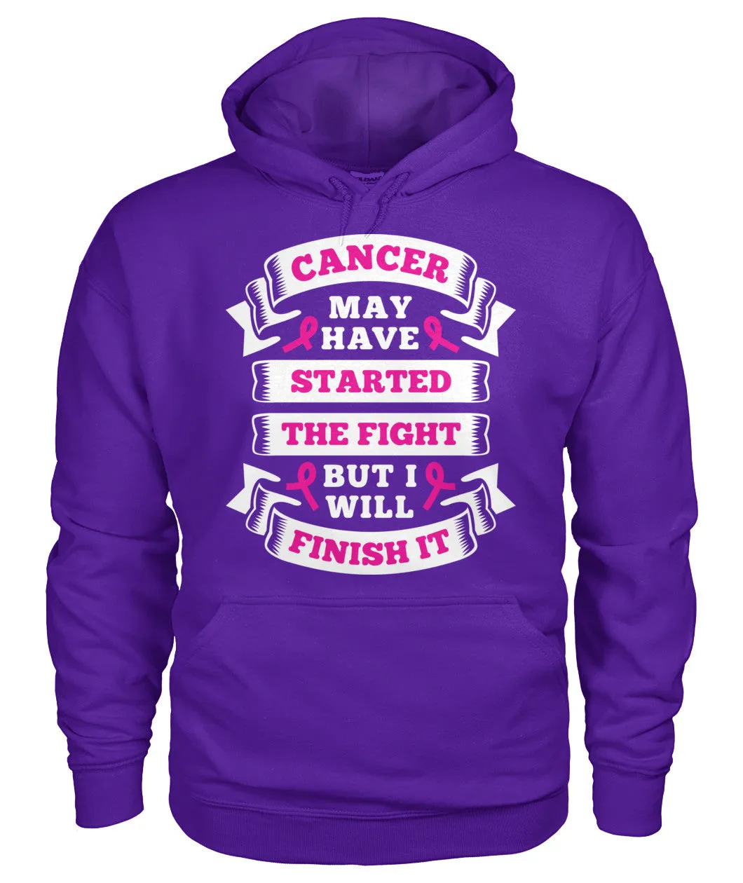 Cancer Started the Fight Hoodies and Sweatshirts