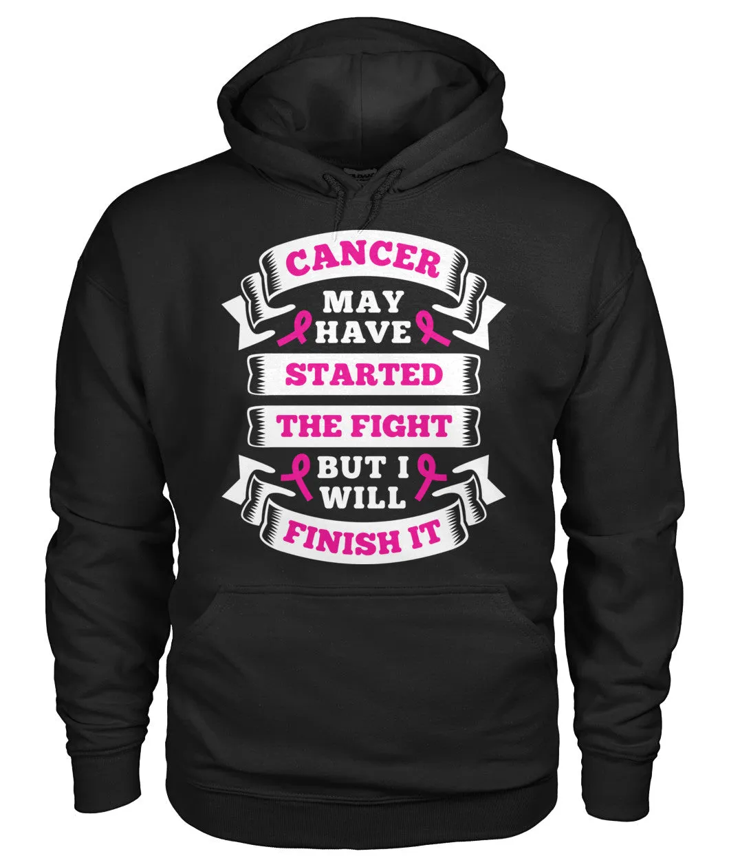 Cancer Started the Fight Hoodies and Sweatshirts