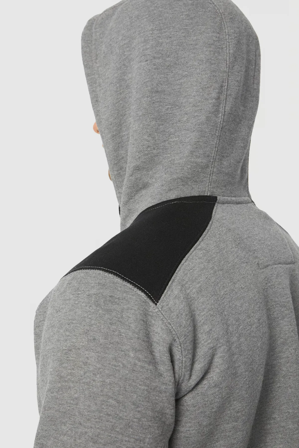 CAT Logo Panel Hooded Sweat