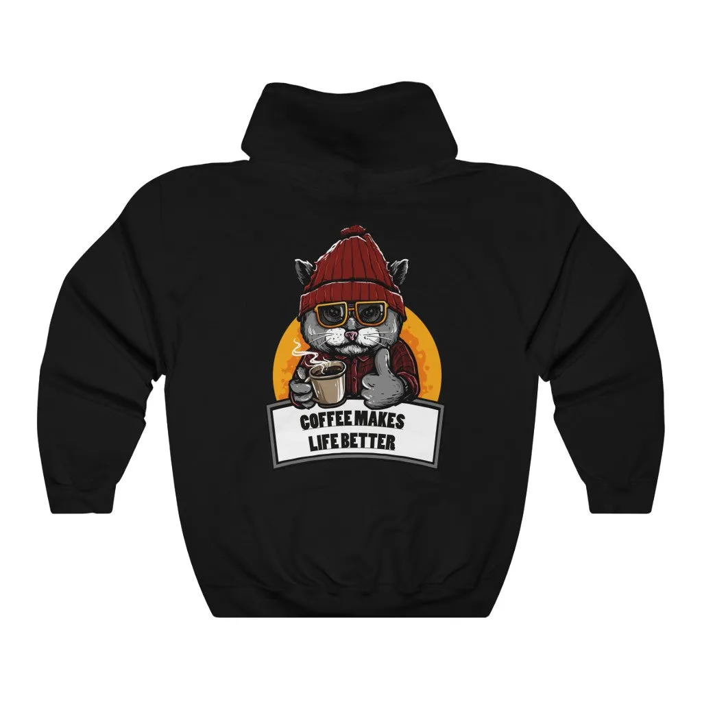 Coffee Cat Hoodie