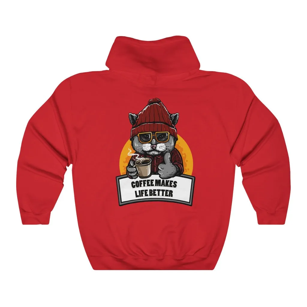 Coffee Cat Hoodie