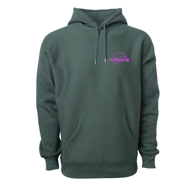 Color In White Spaces - Forest Green Hoodie