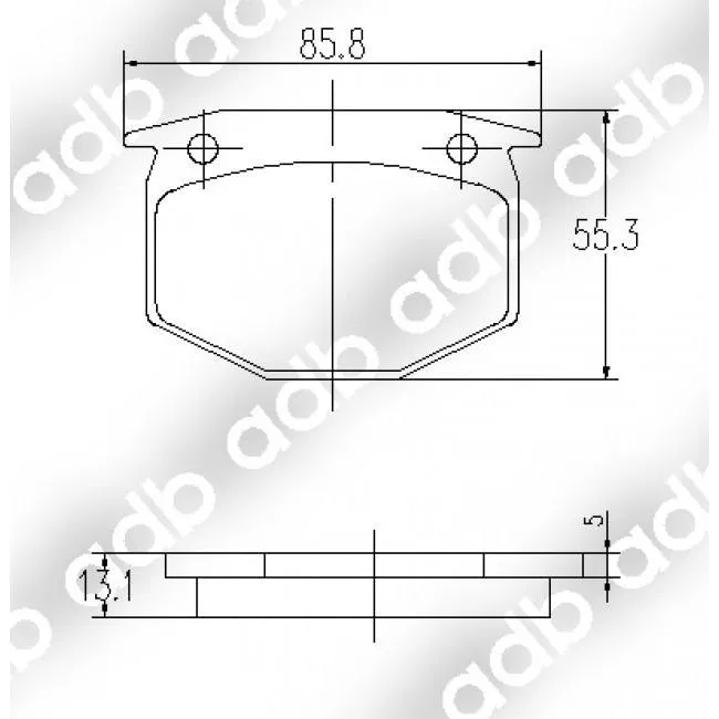 Disc Brake Pad Set - DB1025