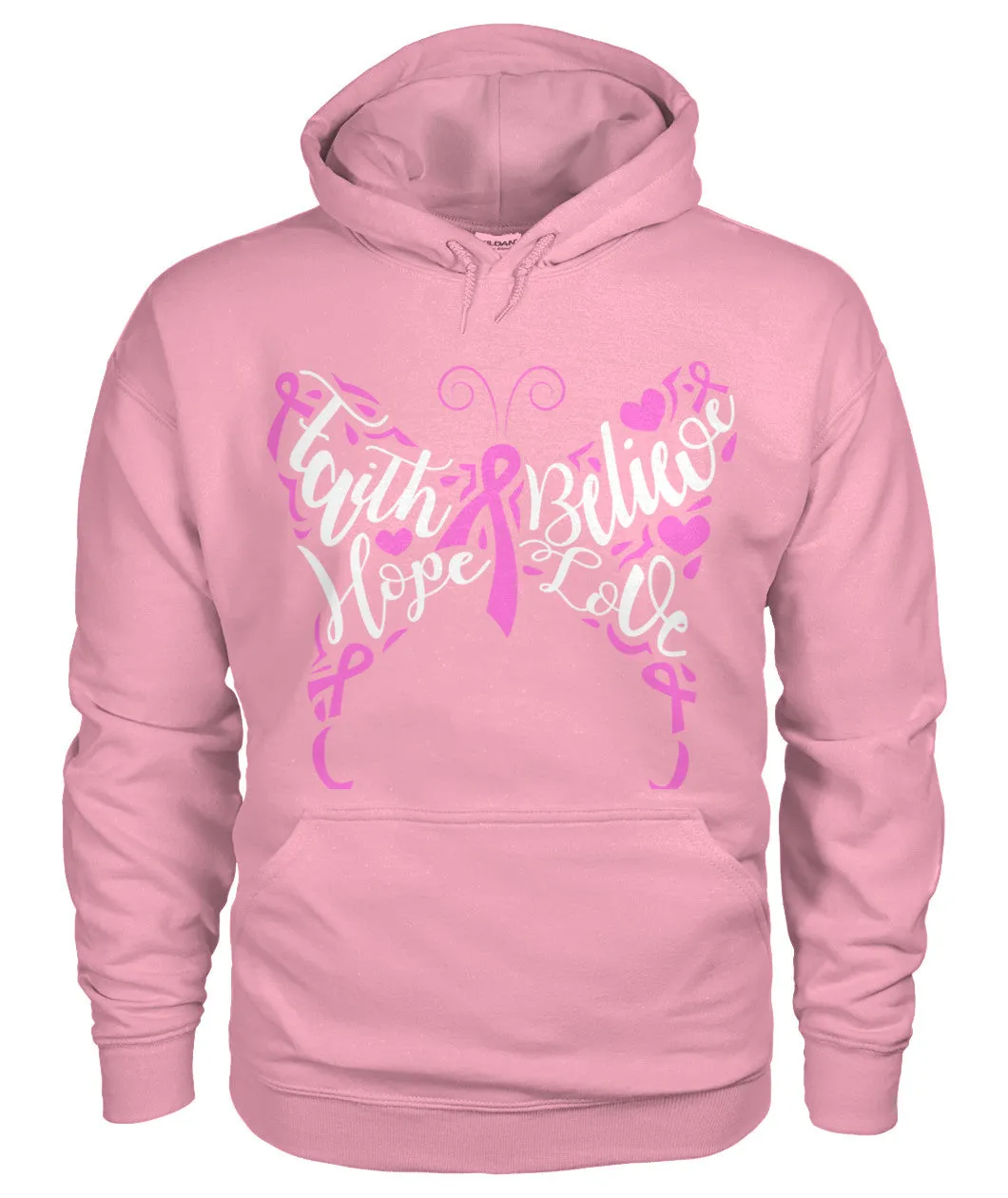 Faith Believe Hope Love Butterfly Hoodies and Sweatshirts
