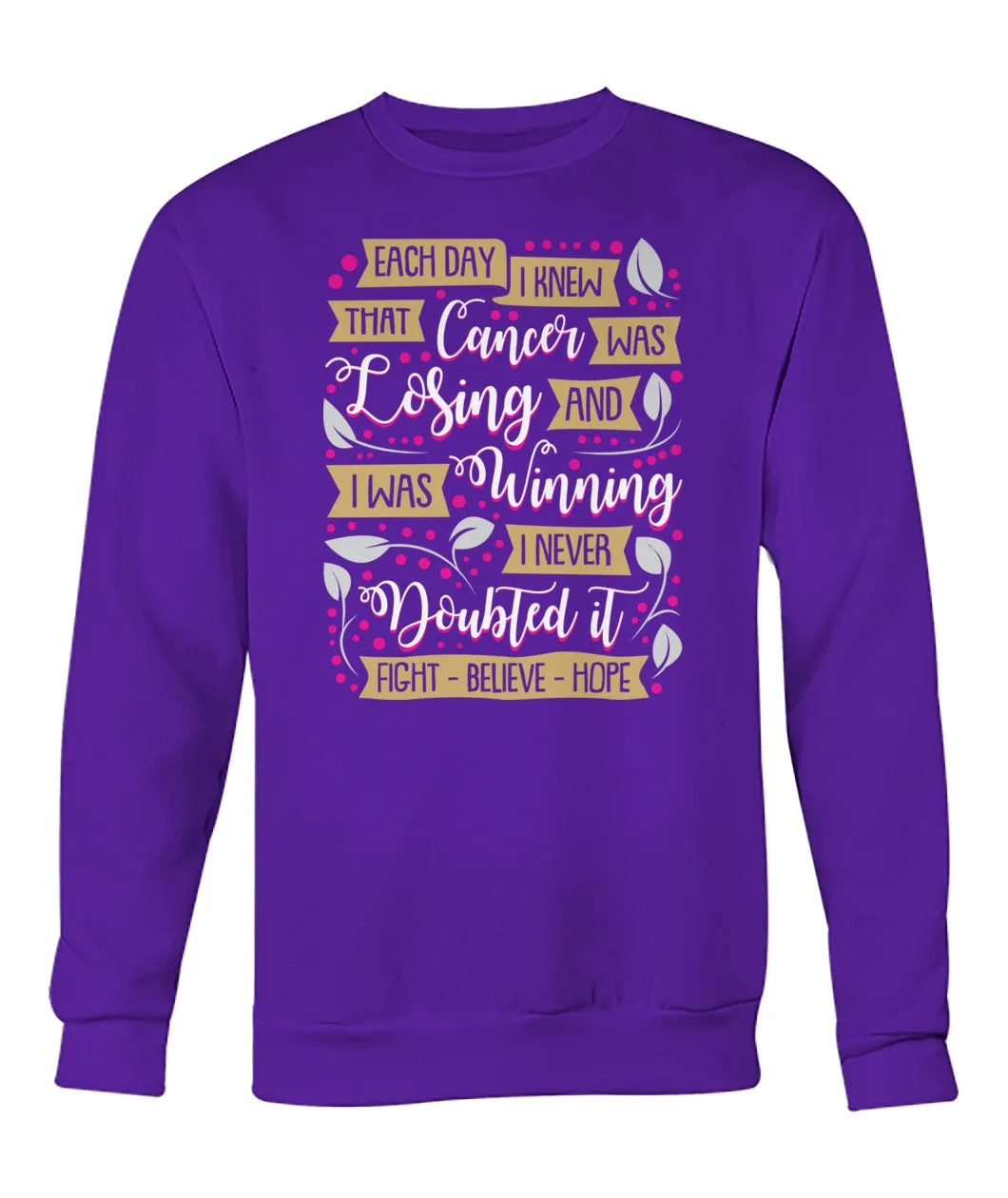 Fight Believe Hope Hoodies and Sweatshirts