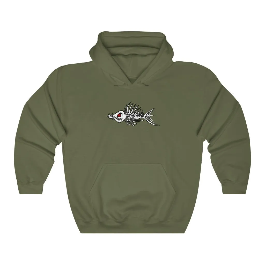 Fish Bone Unisex Heavy Blend™ Hooded Sweatshirt