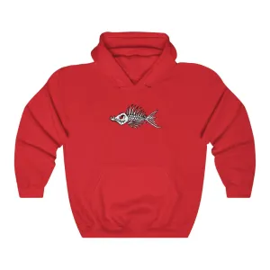 Fish Bone Unisex Heavy Blend™ Hooded Sweatshirt