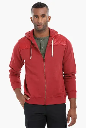 Fleece Quilted Hoodie