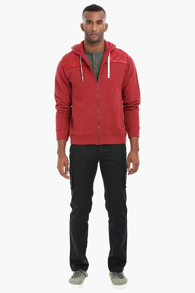 Fleece Quilted Hoodie