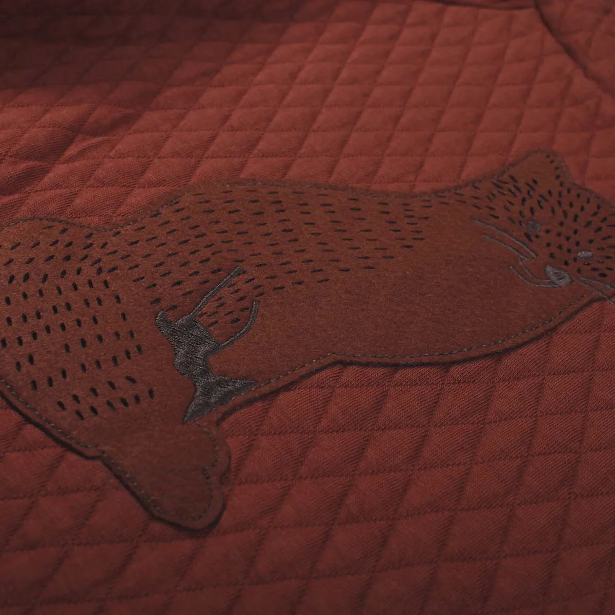 Fox Quilt Hoody