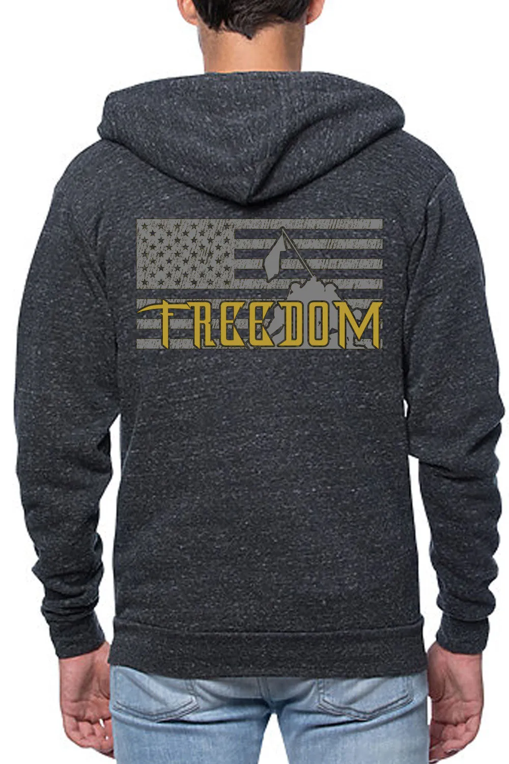 FREEDOM FLAG HOODIE - (Made in the USA)