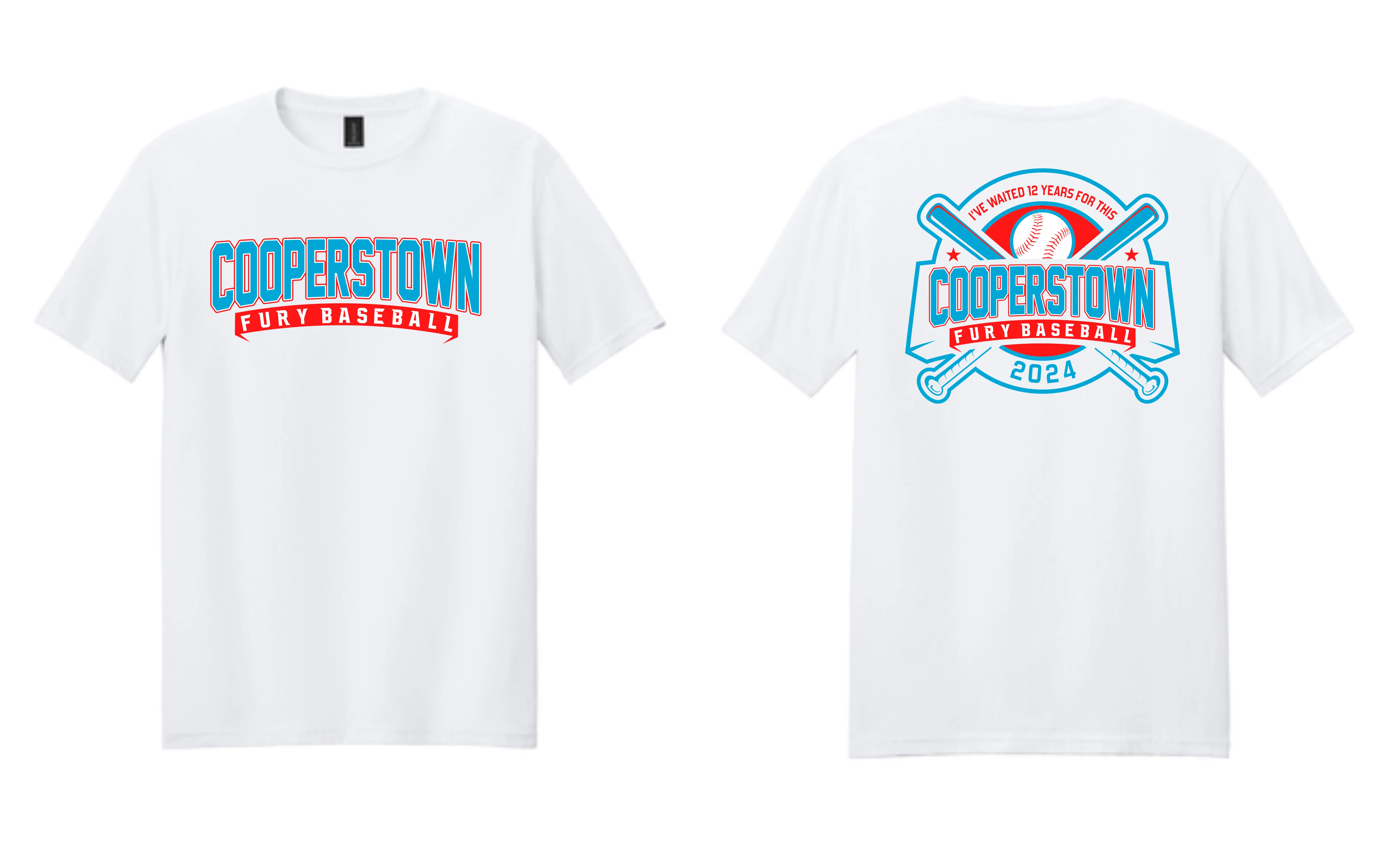Fury Baseball Cooperstown Apparel SS & Hoodies