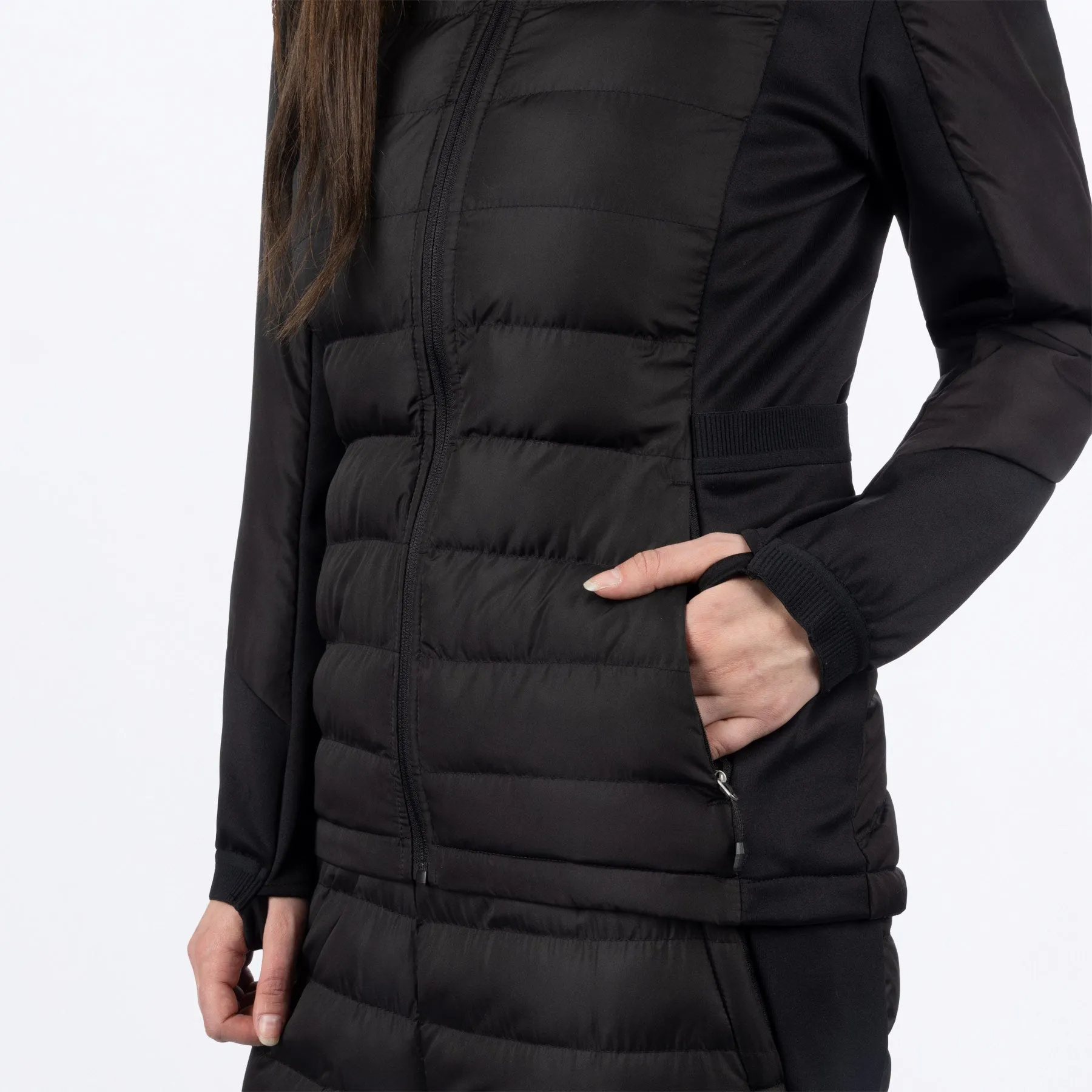 FXR Womens Phoenix Quilted Insulated Hoodie