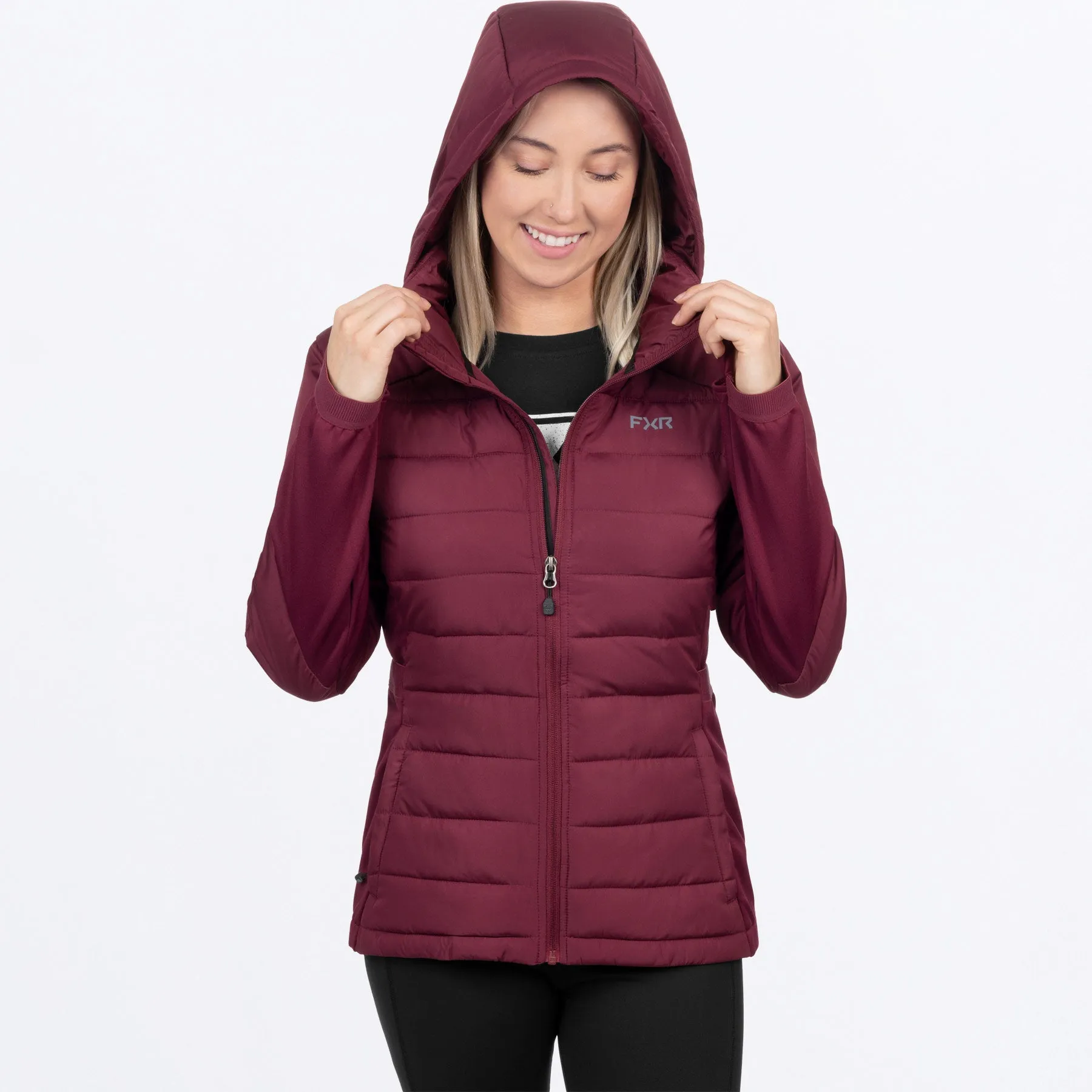 FXR Womens Phoenix Quilted Insulated Hoodie